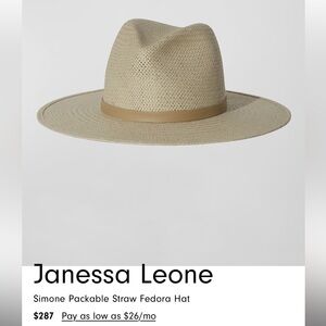 Janessa Leone Simone Packable Hat